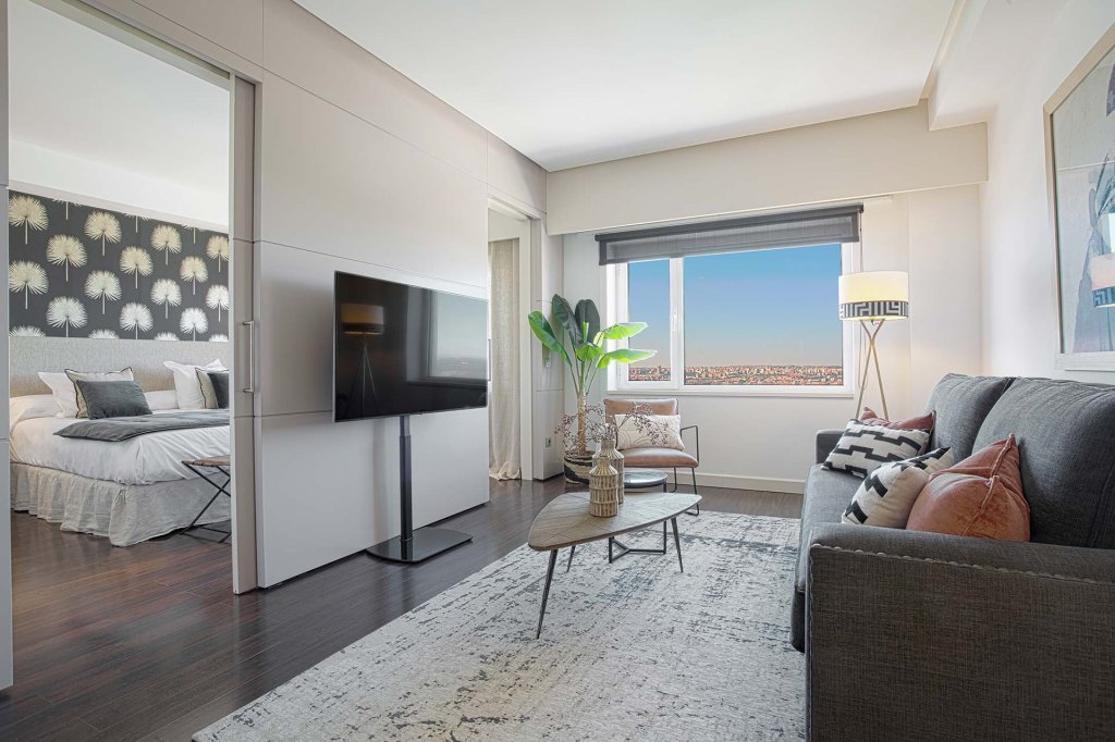 Fotografía inmobiliaria de salón
